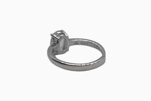 Divya दिव्या | Rosenquarz | Ring | Silber | Rhodiniert